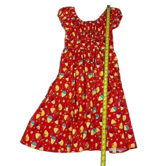 Disney Parks The Dress Shop Dole Whip Pineapple Swirl Dress - Picture 11 of 11